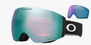 Ski Accessories: Oakley Flight Deck Pro M - Matt Black / Prizm Sapphire / Prizm Iced