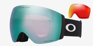 Ski Accessories: Oakley Flight Deck Pro L - Matt Black / Prizm Sapphire / Prizm Torch