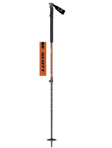 Ski Poles: Scott Aluguide Ski Pole Black/Orange 105-140 cm