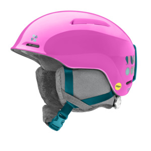 Ski Helmets: Smith Glide Jr MIPS - Vivid Pink
