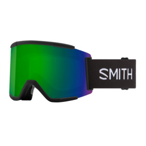 Goggles: Smith Squad  XL - Black | ChromaPop Sun Green Mirror/ ChromaPop Storm Rose Flash