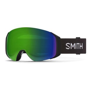 Goggles: Smith 4D Mag S - Black | ChromaPop Sun Green Mirror/ChromaPop Storm Blue Sensor