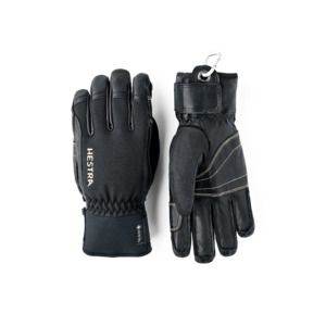 Ski Accessories: Hestra Army Leather GTX Short Glove  - Black