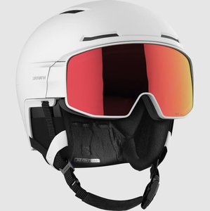 Ski Accessories: Salomon Driver Prime Sigma Photo MIPS Helmet - White