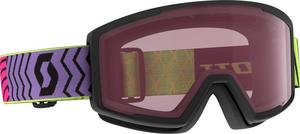 Ski Accessories: Scott Factor Goggle - Purple/Neon Pink