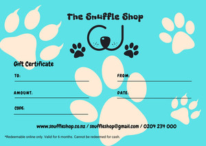 Products: Gift voucher Snuffle