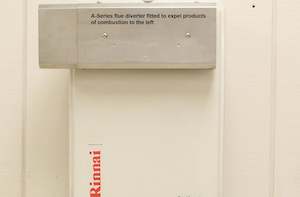 Gas Hot Water System Accessories: Sideways flue diverter