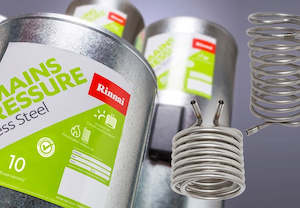 Electric Hot Water Cylinders: Stainless Steel Mains Pressure Indoor Cylinders - Twin Coil for Wetback and Solar