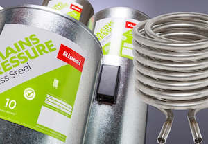 Stainless Steel Mains Pressure Indoor Cylinders - Single Coil For Closed Loop Solar