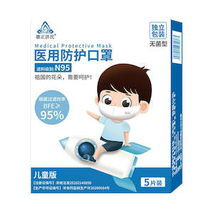 Health Care: N95 Medical Protective Mask (Children) 5pcs Independent Packaging Disposable Special Anti-Bacterial