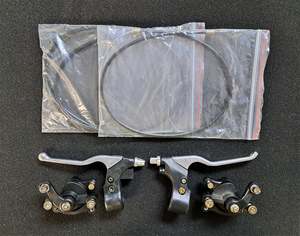 49cc Mini Bike Brake system - Front and Rear Lever & Caliper & Cable