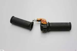 2 Stroke Carburetors Throttle Cables: Twist Throttle Accelerator Handle Grip 3 Stage For 47cc 49cc Mini Bike (2T052)