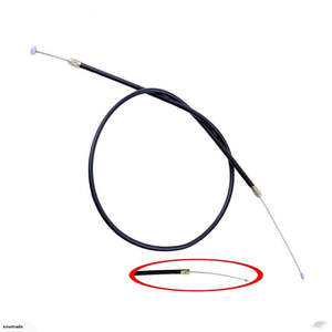 2 Stroke Carburetors Throttle Cables: 49cc Mini bike throttle accelerator cable 670mm (2T044)