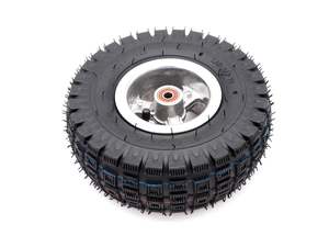 2 Stroke Wheels Tyres Tubes: 3.00- 4" Wheel Alloy Rim + Tyre with bearing (2T065-1)