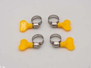 10 x Adjustable 12-18mm Hose Clamp Fuel Line (2T097)