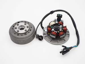 4 Stroke Electrics: Lifan 125cc/140cc Fly Wheel + Magneto 6 Coil Stator Plate (4T327)