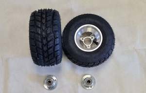 4 Stroke Wheels Tyres Tubes: Pair of Go Kart Trikes10x4.50-5 Front wheel (4T360) w Bearing Hub (4T360-1)