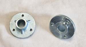 Pair of Go Kart Wheel 3 Stud 23T Spline Rear Axle Hub (4T361-1)