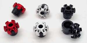 4 Stroke Wheels Tyres Tubes: CNC Frame Slider Motorbike Motocross Falling Protection (4T180) Black/ Silver/ Red