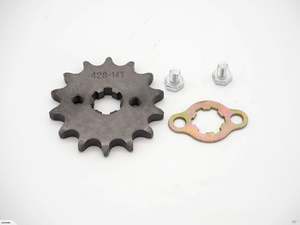 4 Stroke Chain Sprocket: 428 14 Tooth Front Engine Sprocket 17mm shaft (4T263)
