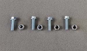 4 x M8 STEEL SCREW WITH LOCK NUT