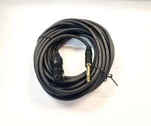 6 5mm Jack Cable: Black 10m Microphone Cable Female XLR to 1/4" 6.5mm Mono Jack (CB-42)