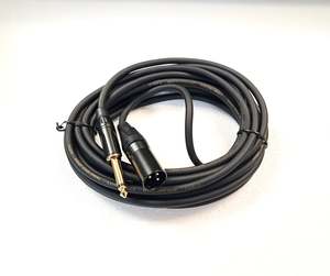6 5mm Jack Cable: 5m Male XLR to 1/4" 6.5mm Mono Jack Cable (CB-37)