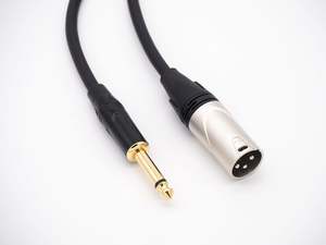 6 5mm Jack Cable: 2.0m Male XLR to 1/4" 6.5mm Jack Cable (CB-36)