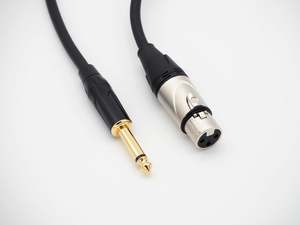 1.0m Female XLR to 1/4" 6.5mm Jack Cable (CB-39)