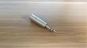 Audio Adapter 3 Pin XLR Male To 6.35mm Male TRS Jack (PC-22)