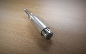 Audio Adapter: Audio Adapter 3 Pin XLR Female To 6.35mm Male TRS Jack (PC-04-1)