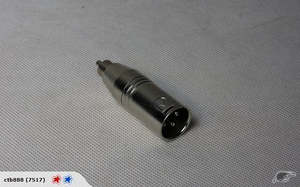 Audio Adapter 3 Pin XLR Male-RCA Male ADT026 (PC-11)