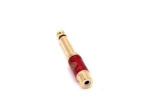 6.35mm 1/4" Male Mono Plug To RCA Female Jack Audio Adapter ADT174G (PC-51)