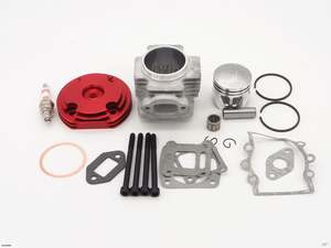 Cylinder Head Piston Rings: Performance 2-stroke 44mm Big Bore Cylinder Kit For 49cc Engine Motor (2T093)