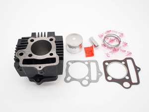 Cylinder Head Piston Rings: 125cc Cylinder Barrel 54mm Piston Ring 14mm Pin Gasket Kit (4T309)