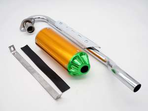 Performance 38mm Exhaust Pipe With Muffler for Lifan 150cc -250cc (4T322) Gold
