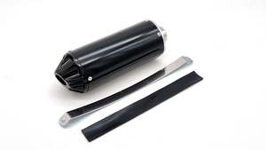 28mm Universal Motorcycle Exhaust Muffler For Dirt Bike 110/125 (4T133-1) Black/&hellip;