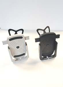 Alloy Pit Dirt Bike Motorcycle Phone Mount Holder (4T373) **Black/ Grey**