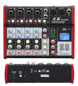 ICM SE6-ME 6 Channel Bluetooth/Effect/USB Player PRO Mixer (MX05)
