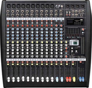 Icm Brand: ICM S-12 12 Channel DSP/USB Interfaces Professional Mixer