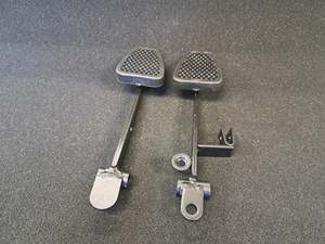 Levers Foot Mounts: Go Kart Pedal pair for throttle & Brake (4T369)
