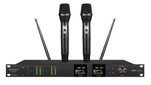 FULINDA ST-307 UHF Dual Channel Wireless Microphone (MC28)