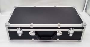 19 inch Aluminum Microphone Carry Case **(MC18B) Black/ (MC18S) Silver**
