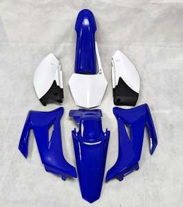 Mudguards Fenders Stickers: Plastics Guard Fairing Kit Yamaha TTR110 style (4T376-plastic)