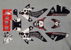 Mudguards Fenders Stickers: 3M high quality CRF50 decals stickers (4T142)