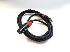 Other Cables: 2m Female XLR to RCA male Cable (CB-100-2m)
