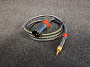 Other Cables: 1m Male XLR to RCA male Cable (CB-99-1m)