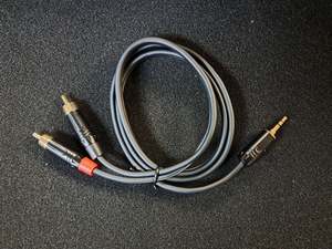 Other Cables: 1m Aux Audio 3.5mm Stereo to 2 RCA Y Cable (CB-97)