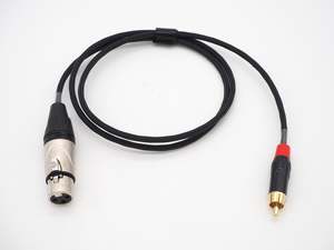 Other Cables: Handmade 1.0m Female XLR to RCA Japan Canare L-2B2AT Cable (CB-73)