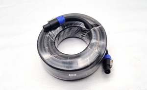Speakon And Jack Speaker Cables: 15m 12 Gauge Heavy-Duty Speakon Speaker leads Cable (CB-30)